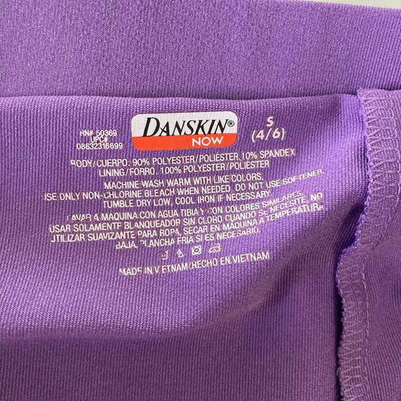 Danskin Athletic Skort Purple Size S Knit Tennis Pickleball Sporty Walking - Picture 6 of 7